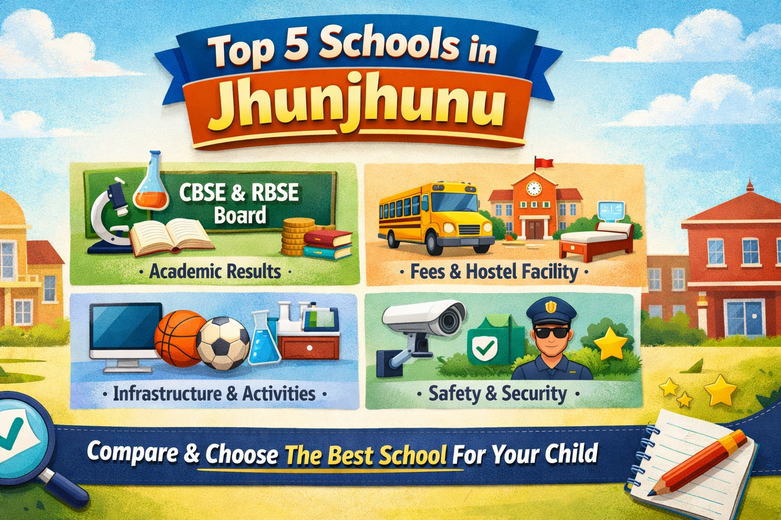 Best 5 schools in Jhunjhunu